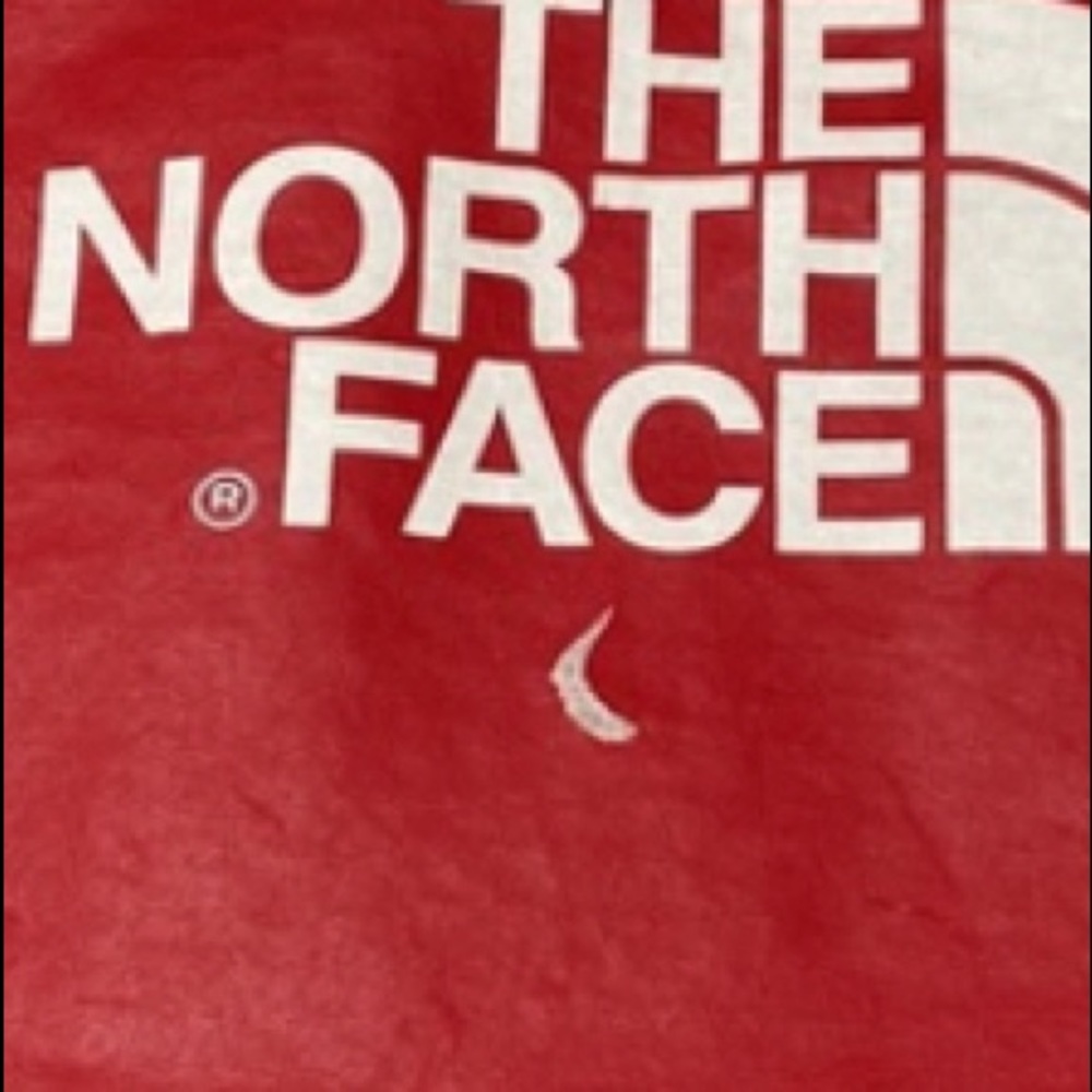 The North Face Gray With Red Logo Shirt. Large. - Picture 6 of 10